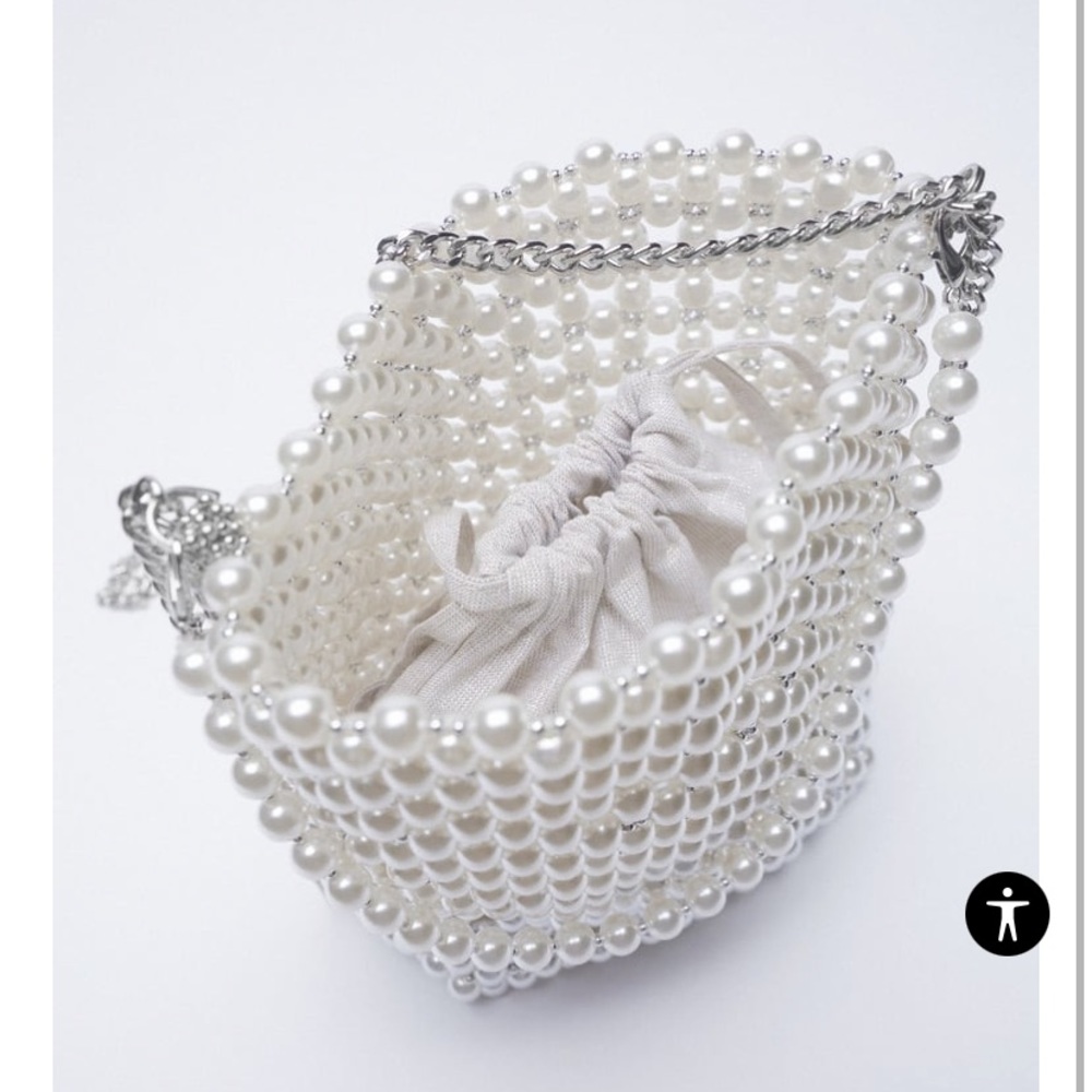 Zara pearl bag